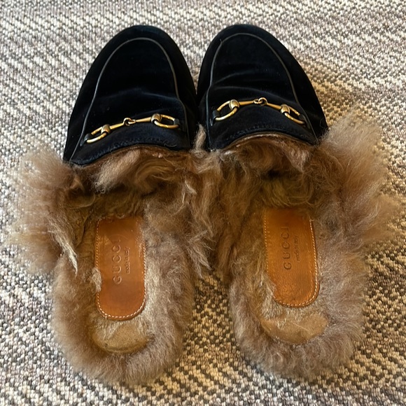 Gucci velvet princetown slipper - Picture 2 of 4